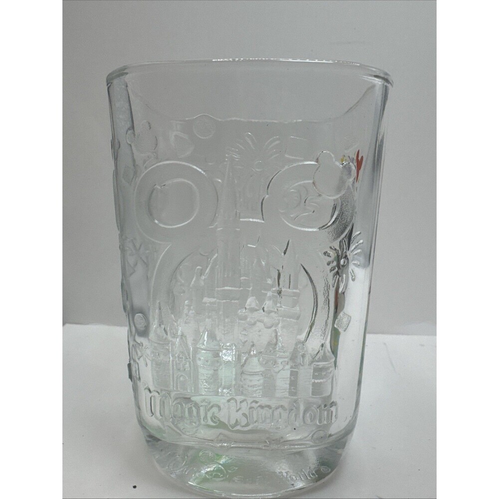 Vintage 2000 McDonalds Mickey Mouse Disney World Parks Millenium 3 Glass Set - Picture 5 of 12